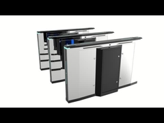 چرخ گردان دروازه مانع کشویی فولادی ضد زنگ SUS304 سفارشی با زنگ هشدار