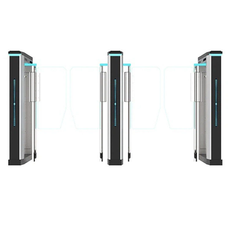 SUS304 Slim Speed ​​Gate Turnstile Entry System 40p/m-60p/m with Buzzer Alarm