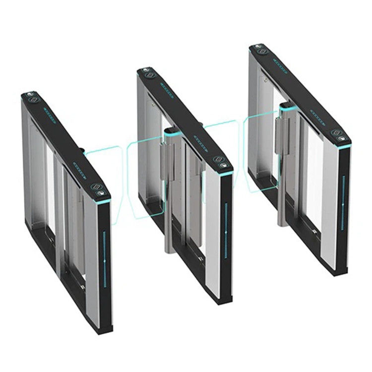 SUS304 Slim Speed ​​Gate Turnstile Entry System 40p/m-60p/m with Buzzer Alarm