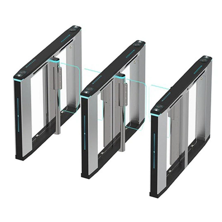 SUS304 Slim Speed ​​Gate Turnstile Entry System 40p/m-60p/m with Buzzer Alarm