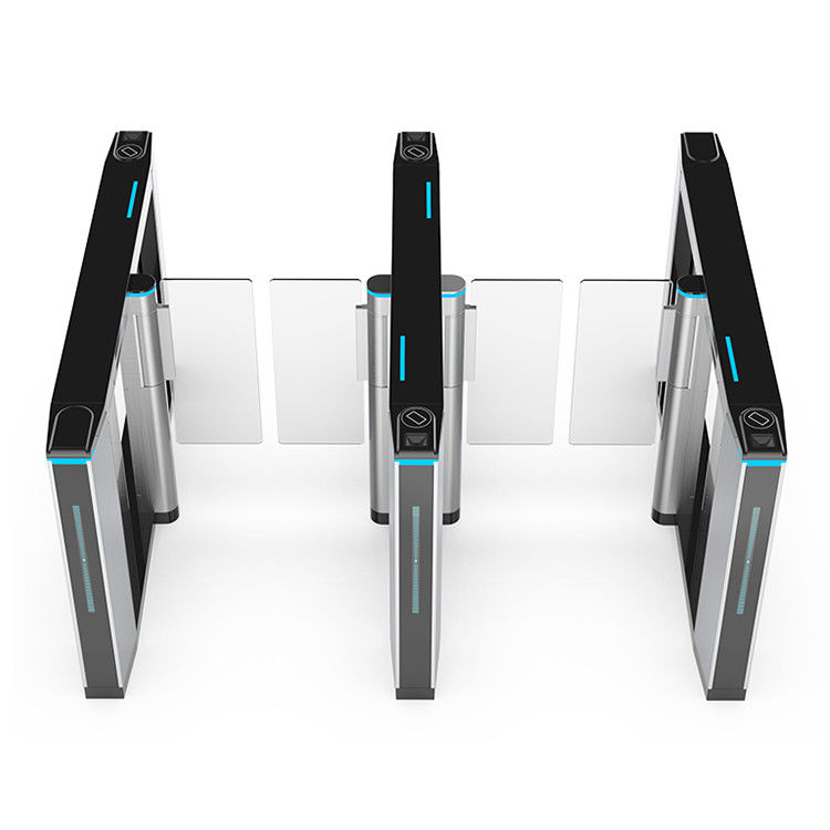 SUS304 Slim Speed ​​Gate Turnstile Entry System 40p/m-60p/m with Buzzer Alarm